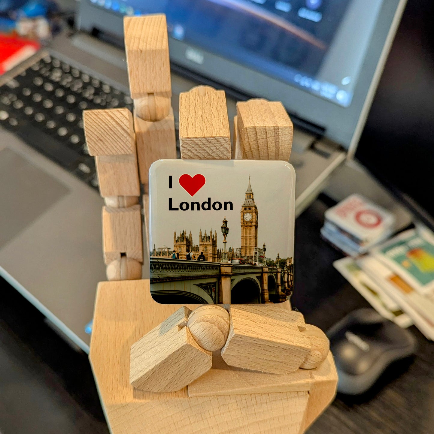 I Love London Fridge Magnet - PhiloPerse