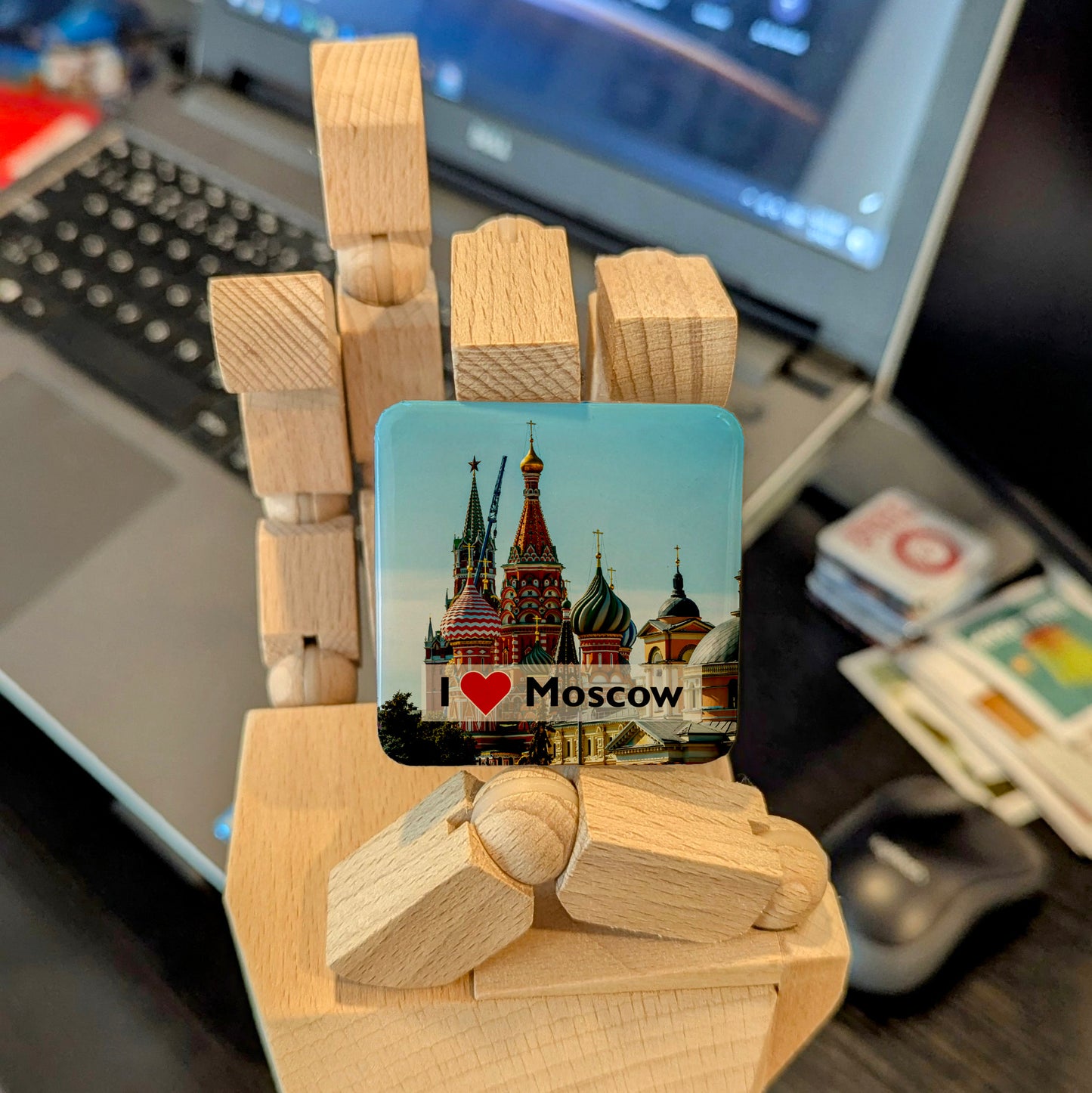 I Love Moscow Fridge Magnet - PhiloPerse