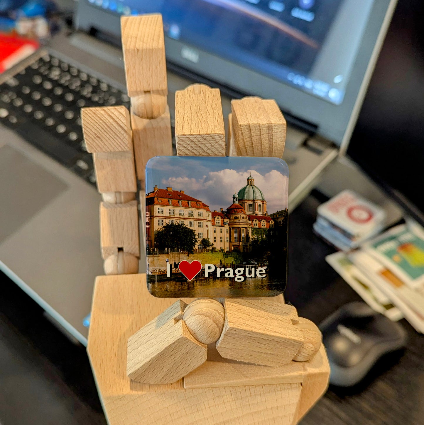 I Love Prague Fridge Magnet - PhiloPerse