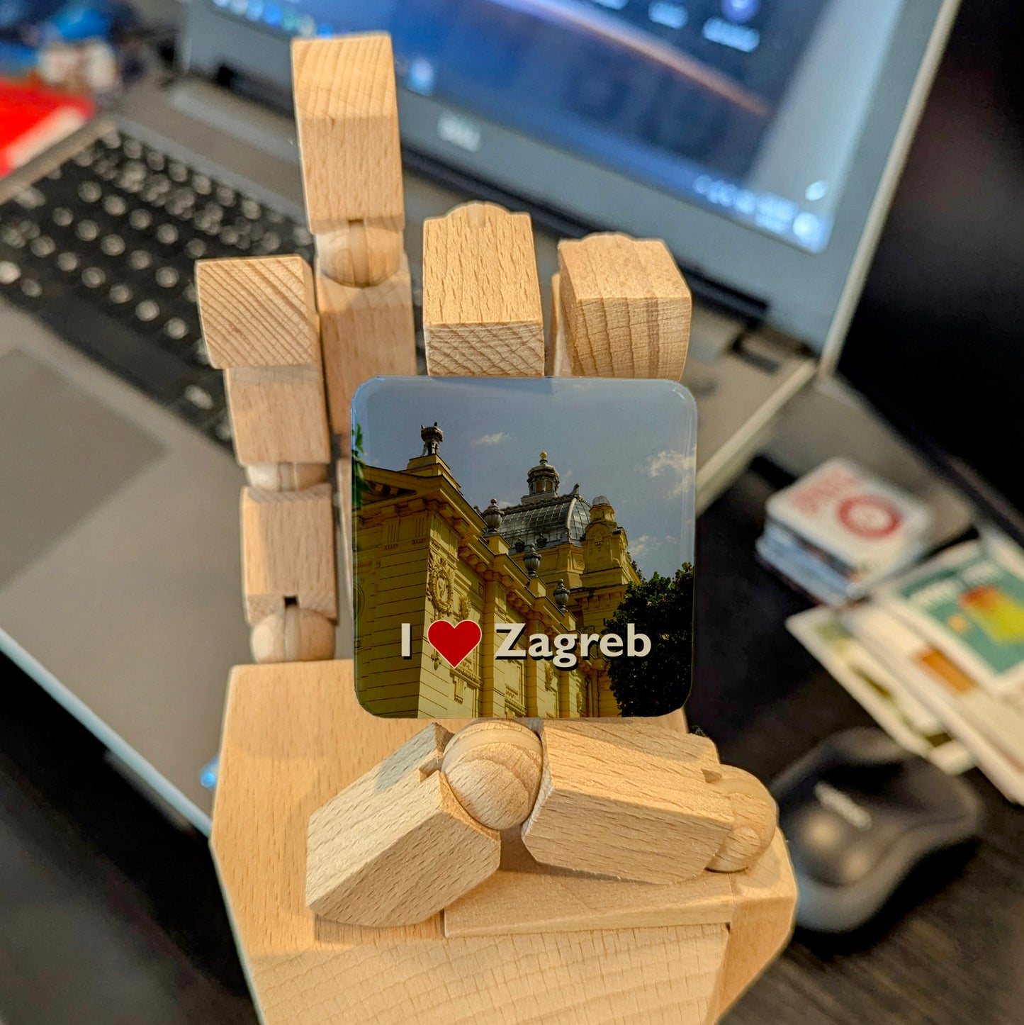 I Love Zagreb Fridge Magnet - PhiloPerse
