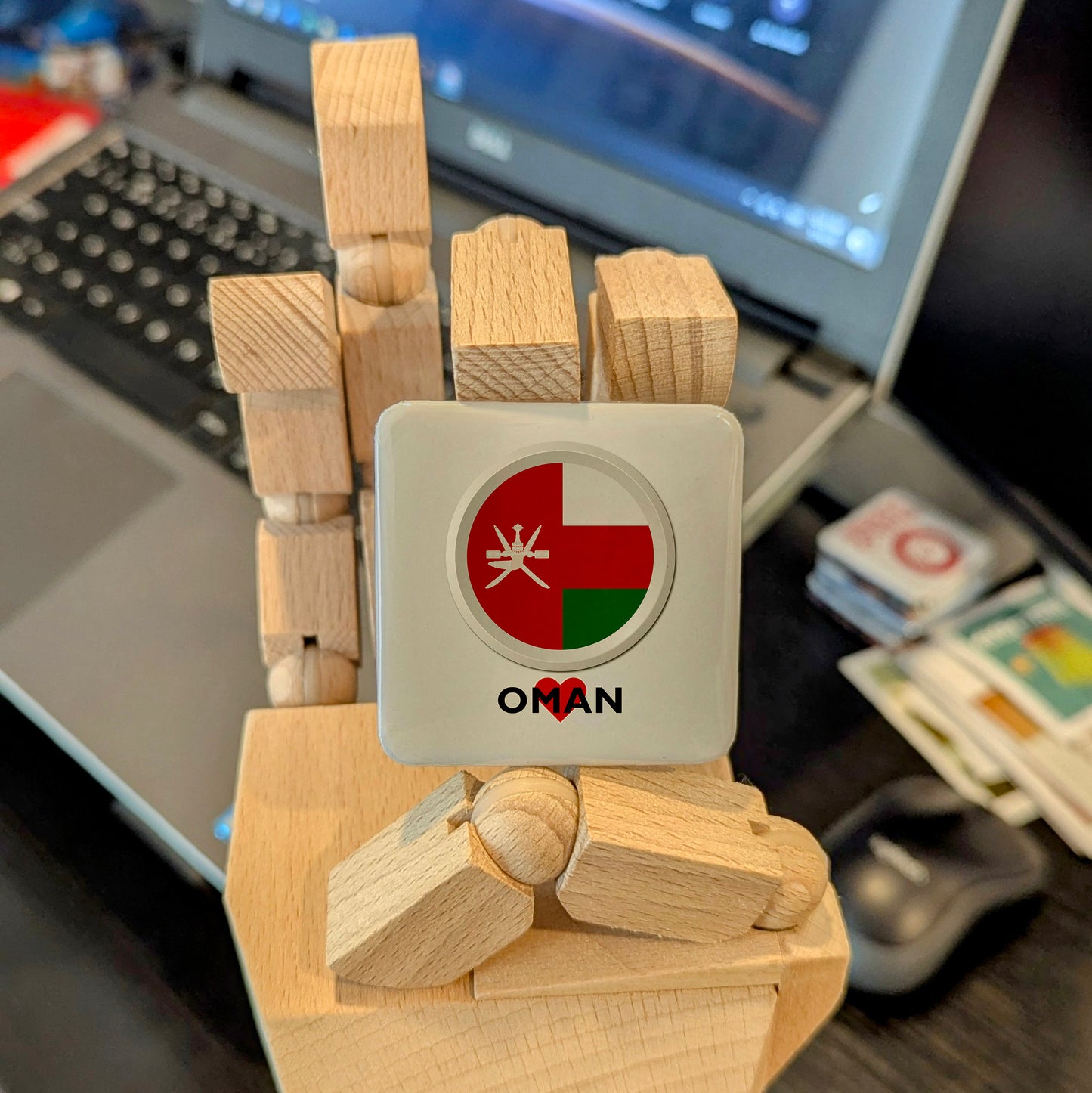 I Love Oman Fridge Magnet - PhiloPerse