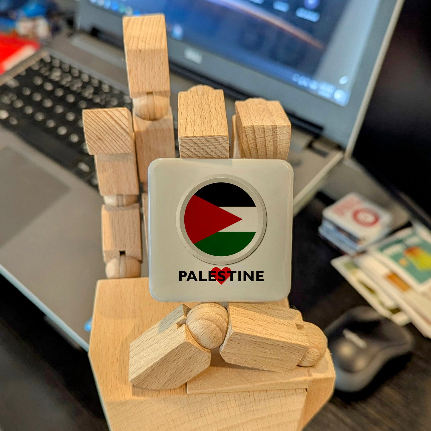 I Love Palestine Fridge Magnet - PhiloPerse