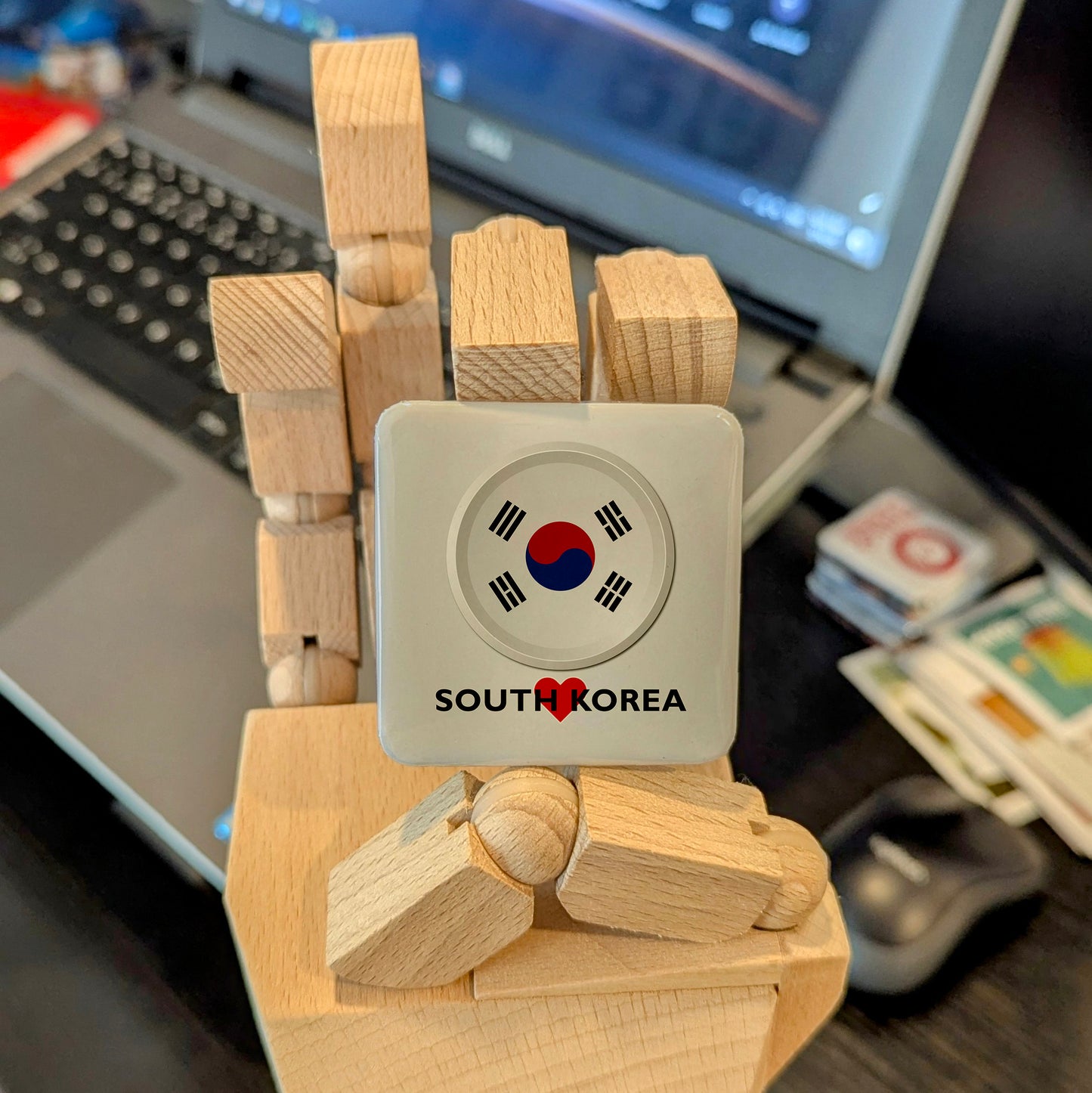 I Love South Korea Fridge Magnet - PhiloPerse