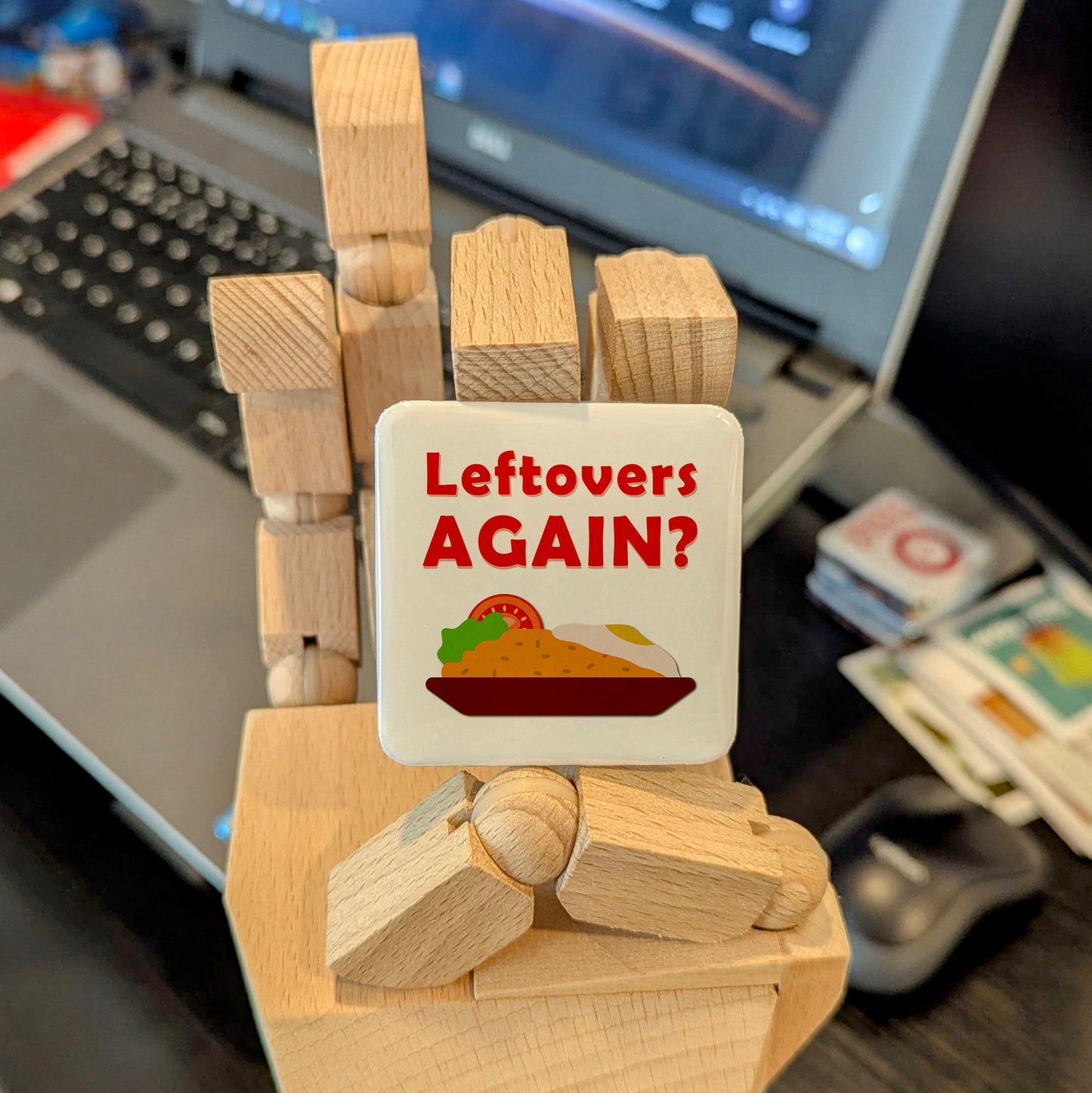 Leftovers Again? Fridge Magnet - PhiloPerse