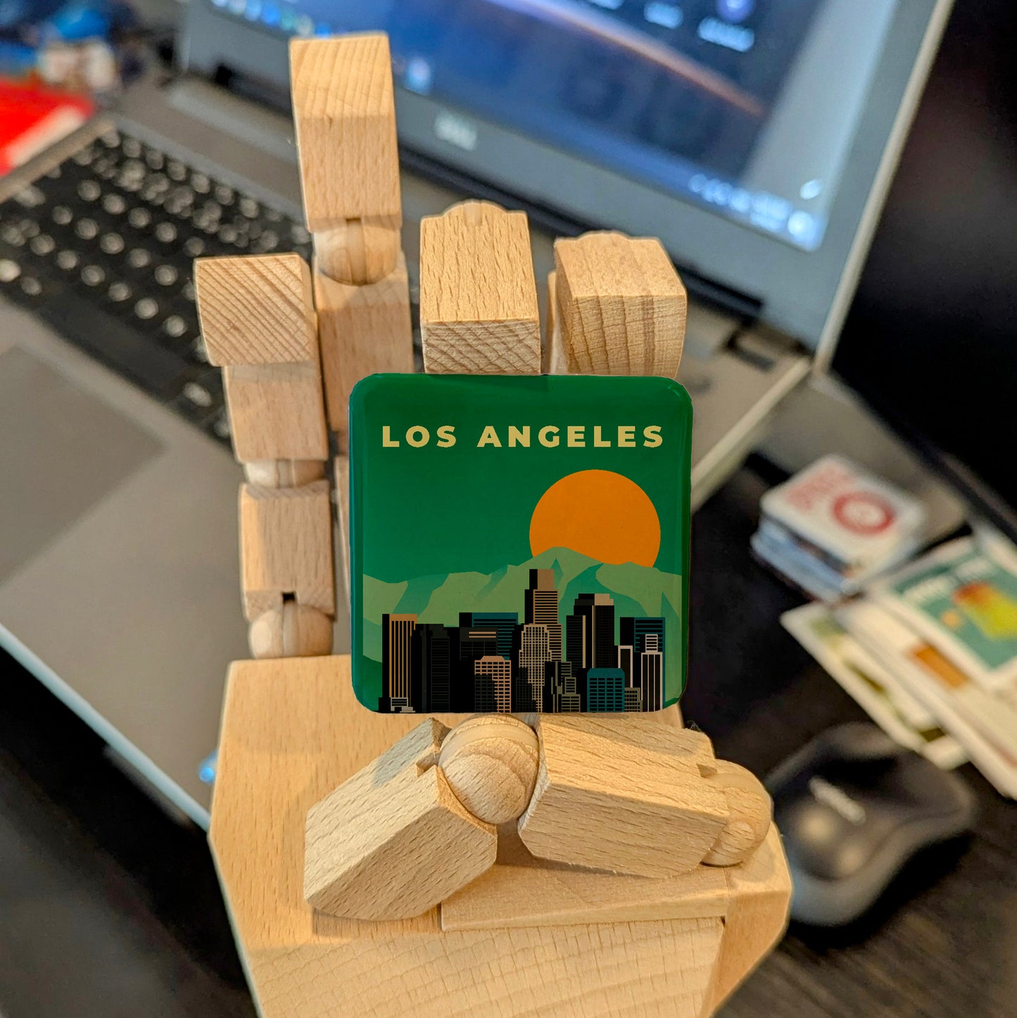Los Angeles Fridge Magnet - PhiloPerse