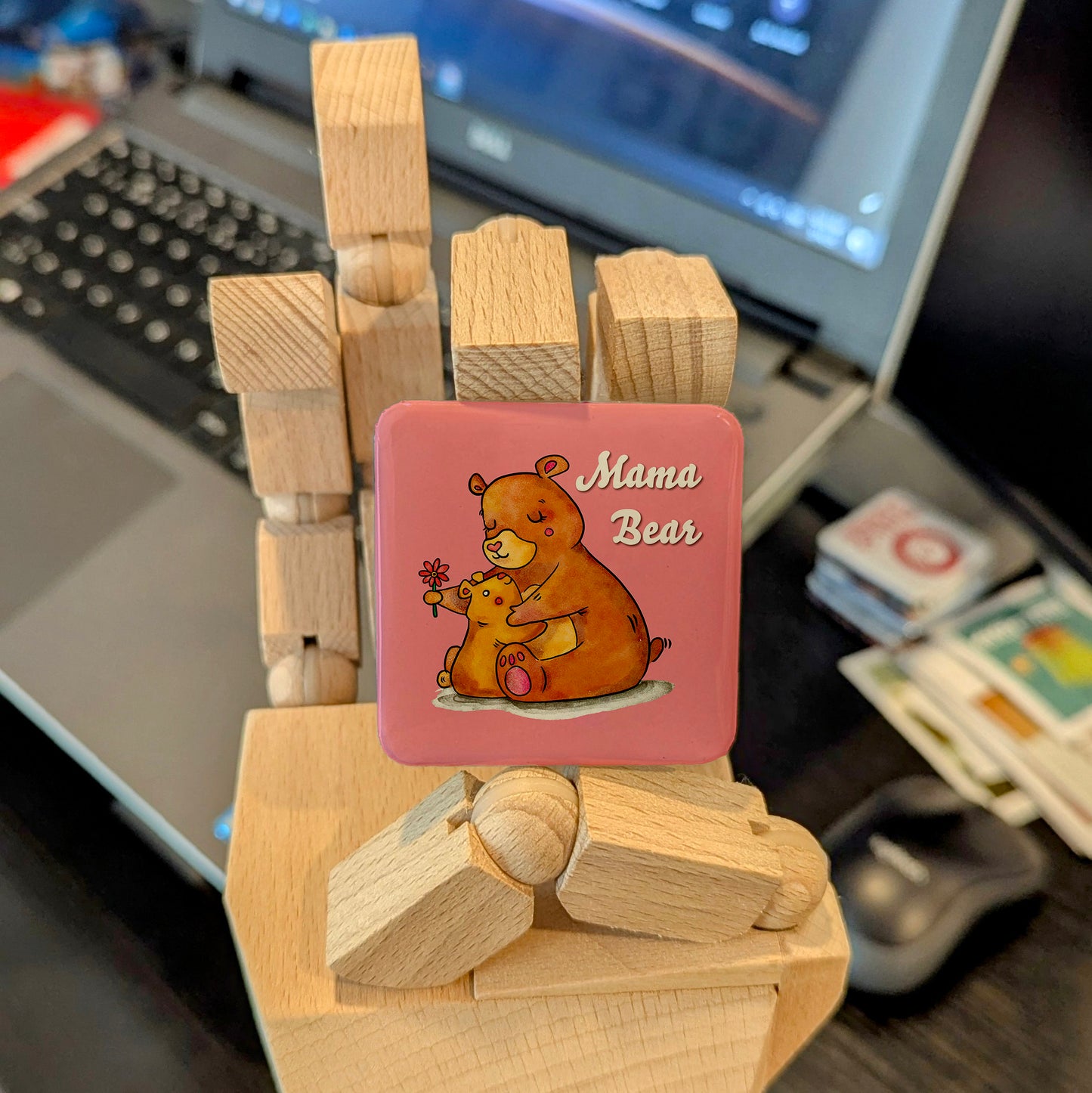 Mama Bear Fridge Magnet - PhiloPerse