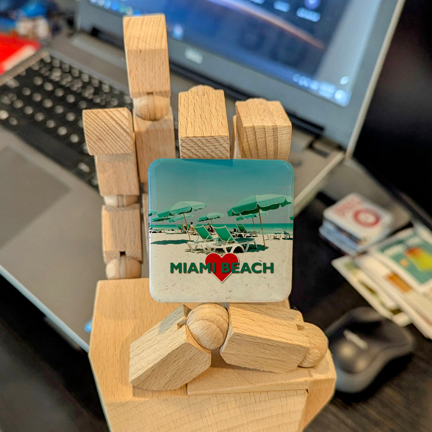 Miami Beach Fridge Magnet - PhiloPerse