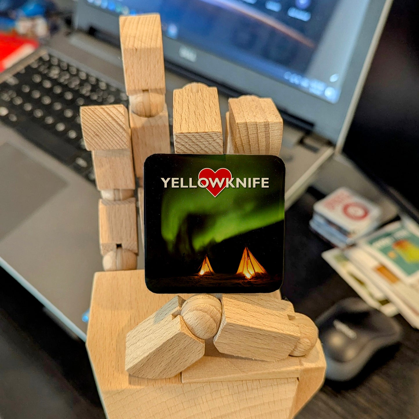 Yellowknife Fridge Magnet - PhiloPerse