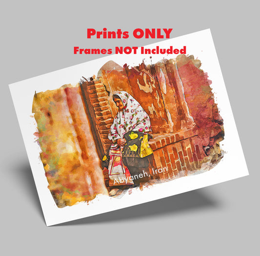 Abyaneh, Iran, Art Print | 8×10 | Made in Canada - PhiloPerse