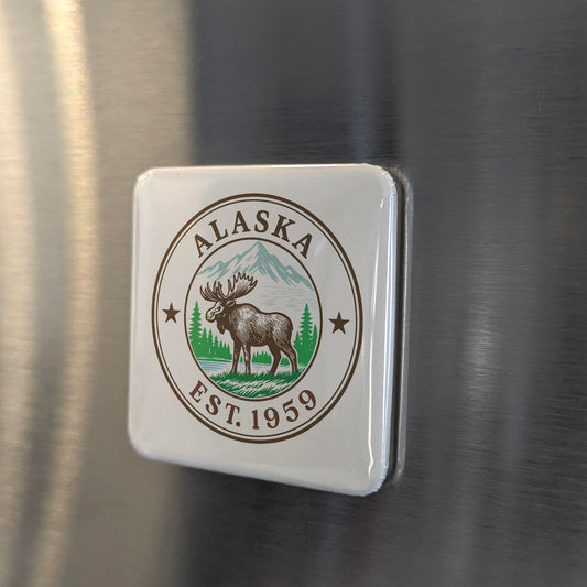 Alaska Magnet | The Last Frontier | 2×2 | Made in Canada - PhiloPerse