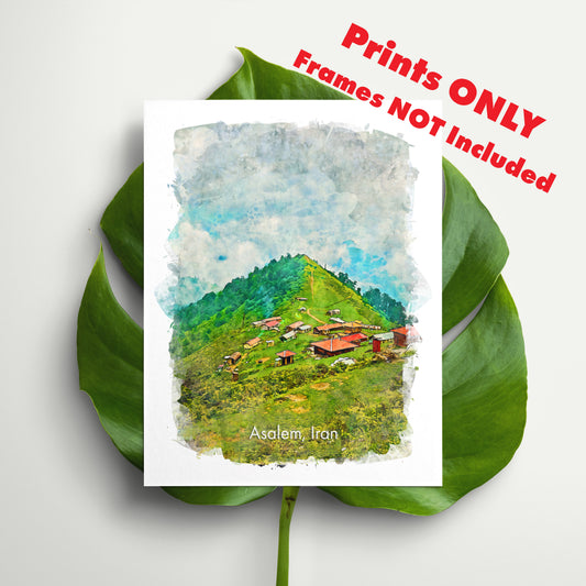 Asalem, Iran, Art Print | 8×10 | Made in Canada - PhiloPerse