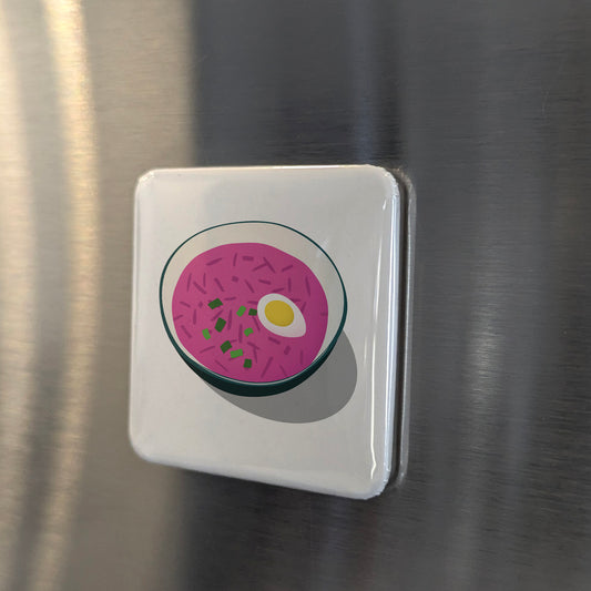 Beet Soup Magnet | 2×2 | Made in Canada - PhiloPerse
