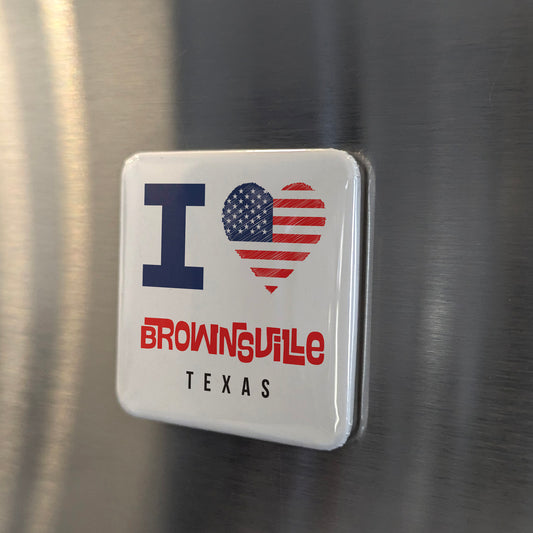 Brownsville Texas Magnet | Rio Grande Pride | 2×2 | Made in Canada - PhiloPerse