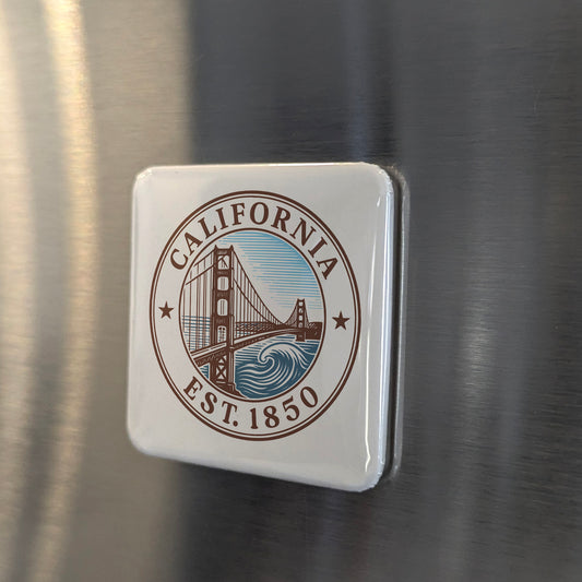 California Magnet | The Golden State | 2×2 | Made in Canada - PhiloPerse