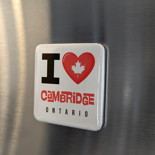Cambridge Ontario Magnet | Tri-City Heritage | 2x2 | Made in Canada - PhiloPerse