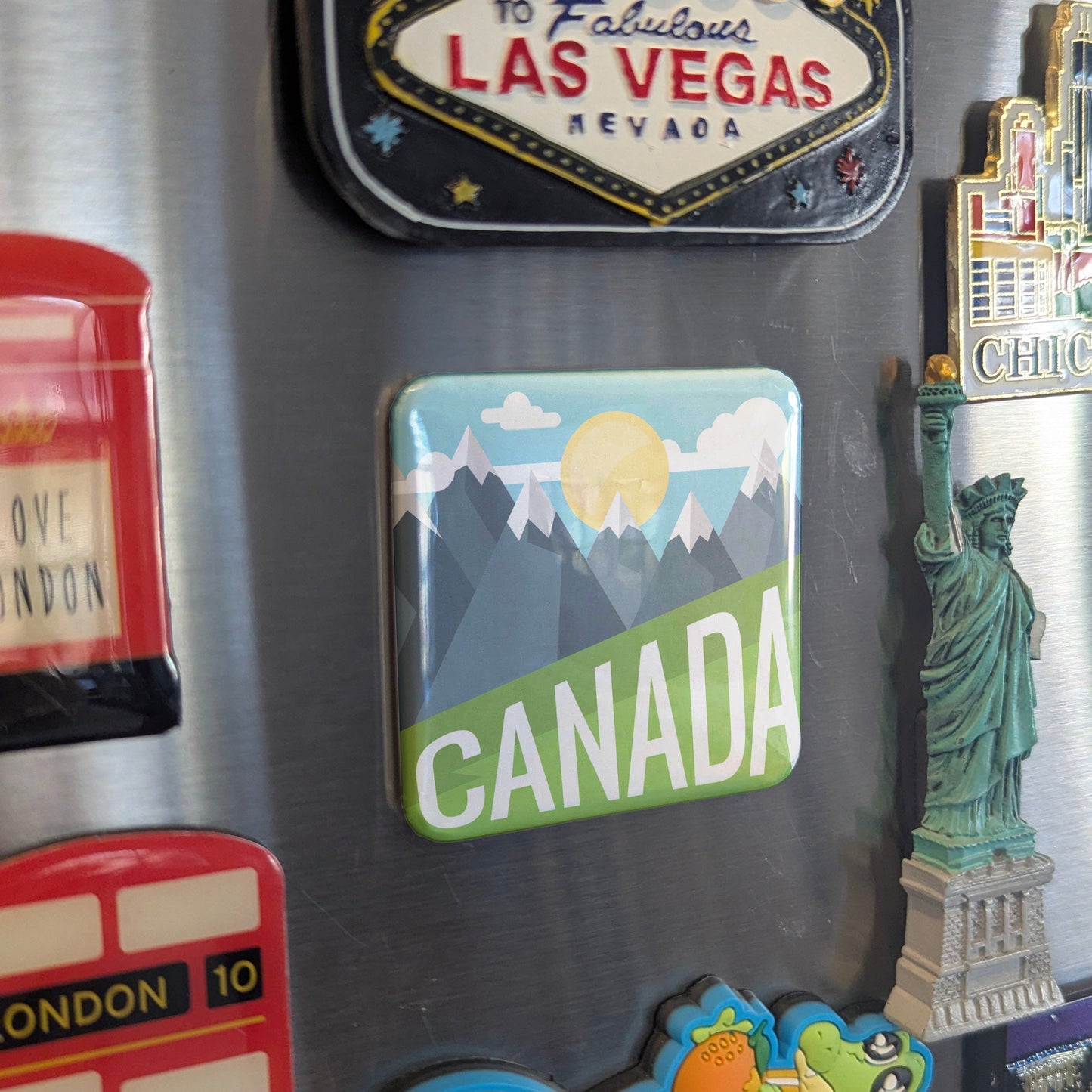 Canadian Landscape Fridge Magnet - PhiloPerse