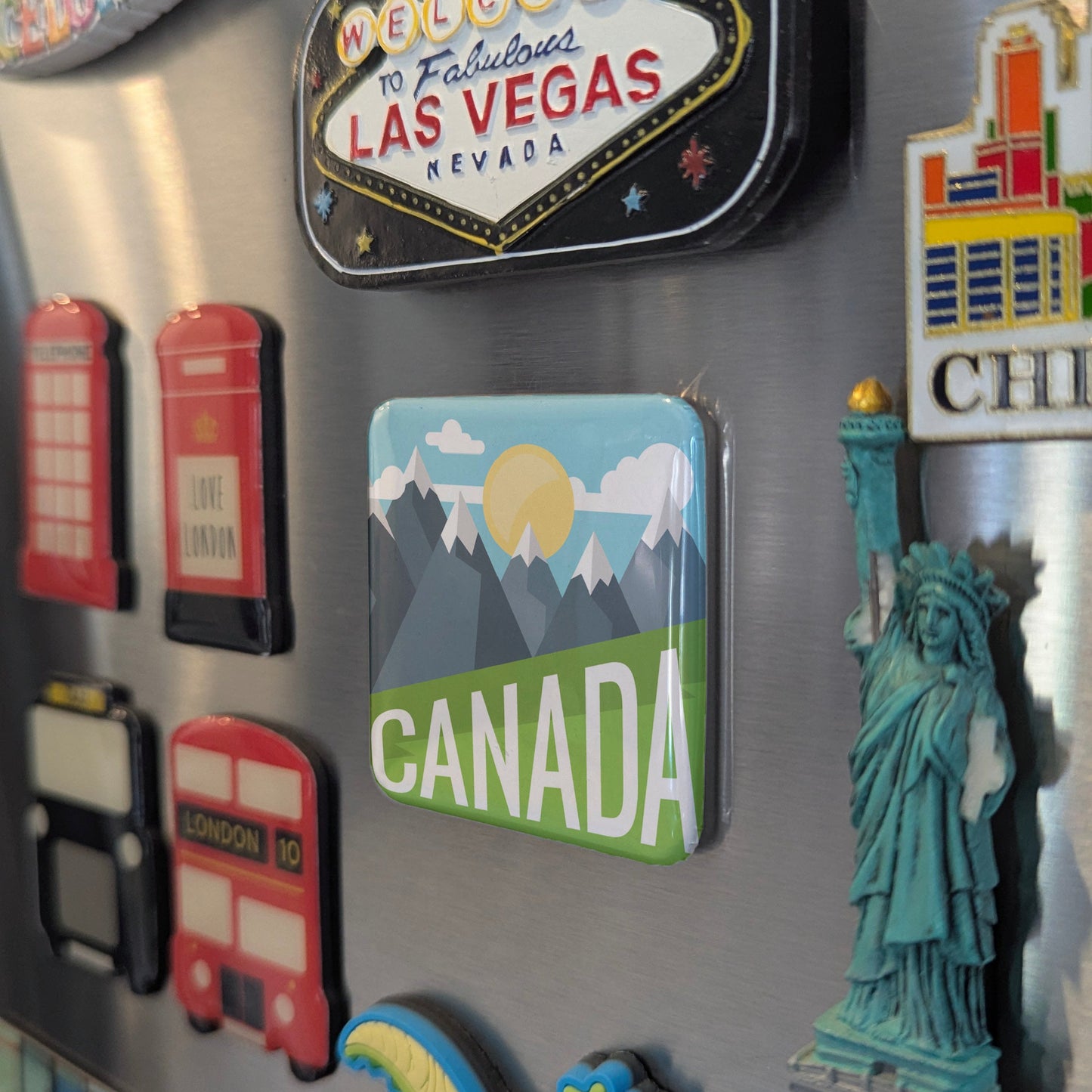 Canadian Landscape Fridge Magnet - PhiloPerse