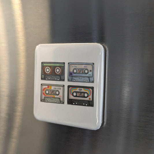 Cassette Tapes Retro Fridge Magnet - PhiloPerse