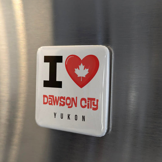 Dawson City Yukon Magnet | Gold Rush Capital | 2x2 | Made in Canada - PhiloPerse
