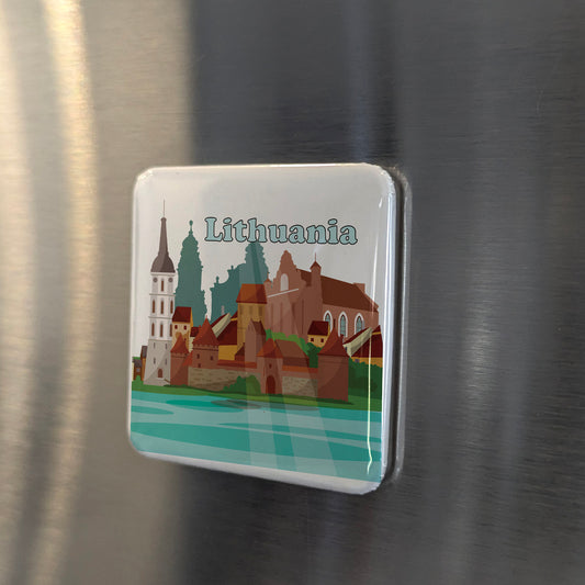 Lithuania Magnet | 2×2 | Made in Canada - PhiloPerse