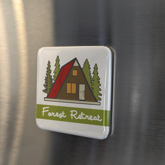 Forest Retreat Fridge Magnet - PhiloPerse