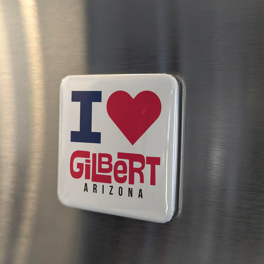 Gilbert Arizona Magnet | Desert Bloom | 2x2 | Made in Canada - PhiloPerse