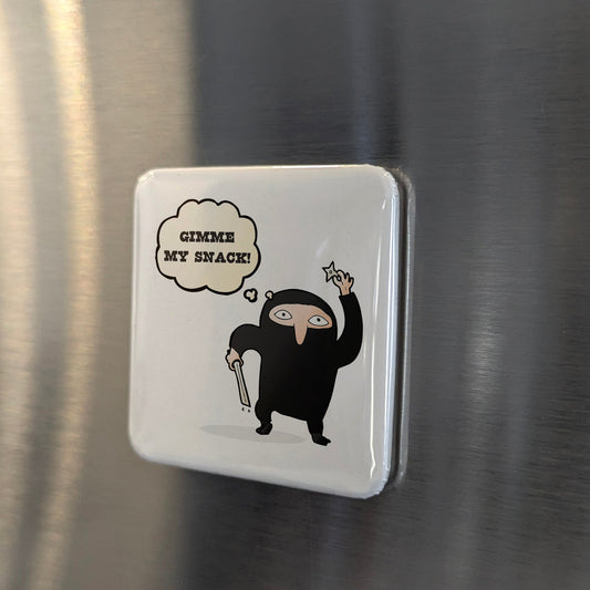 Gimme My Snack Magnet | Snack Ninja | 2×2 | Made in Canada - PhiloPerse