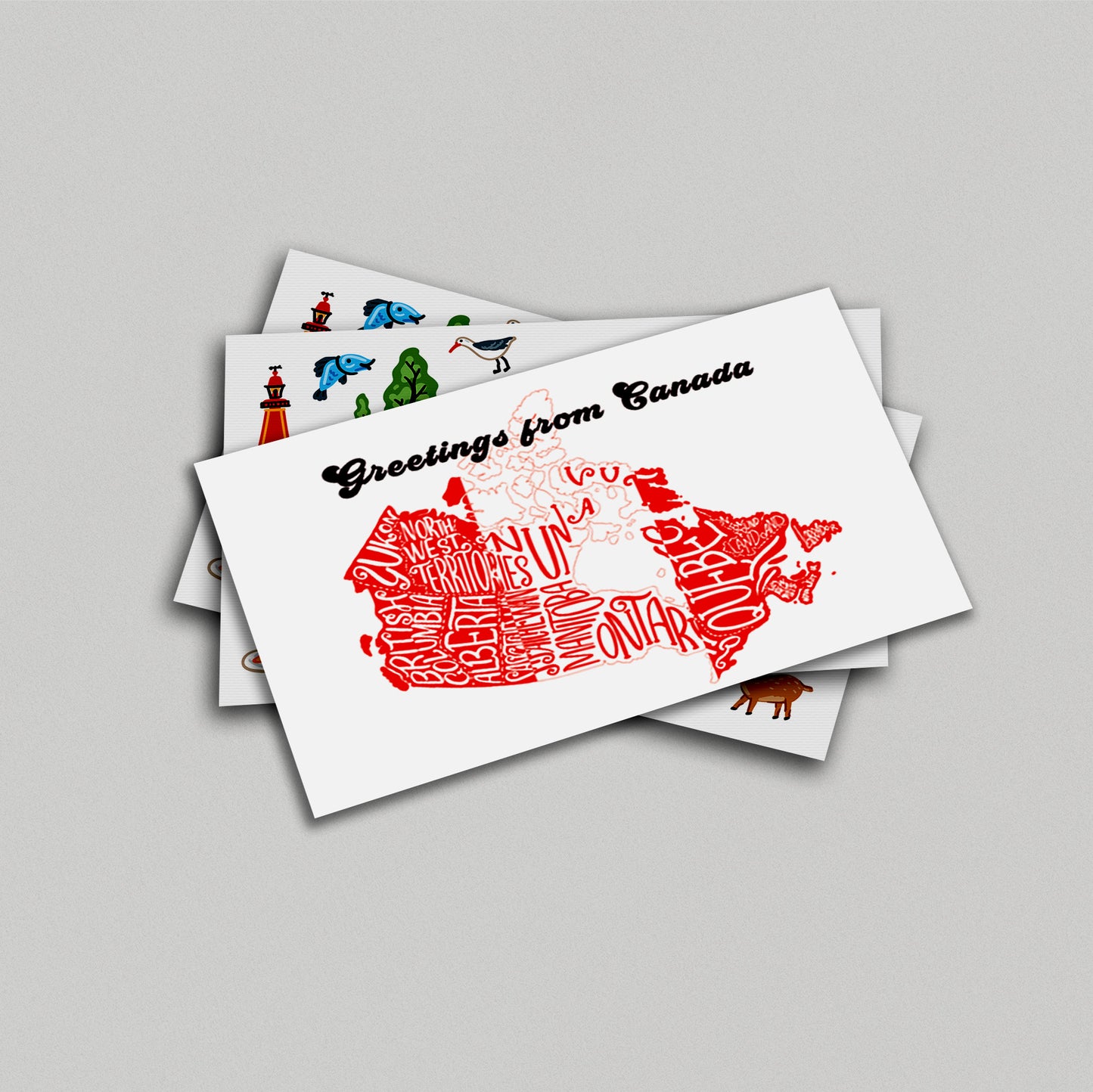 Greetings from Canada Art Print & Wall Art | Made in Canada - PhiloPerse