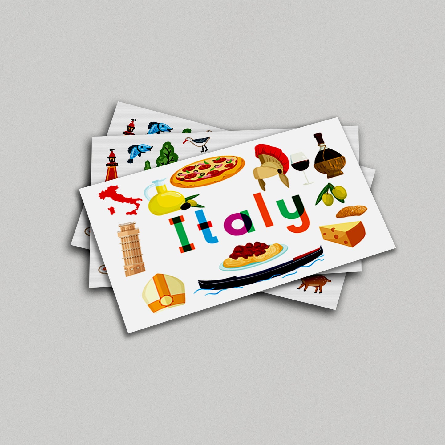 Italy Illustrated Art Print & Wall Art | Made in Canada - PhiloPerse
