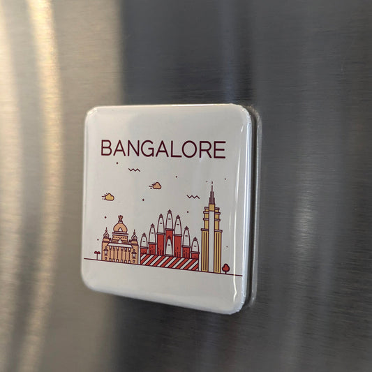 Bangalore India Asia Magnet | Silicon Valley of India on the Deccan Plateau | 2x2 | Made in Canada - PhiloPerse