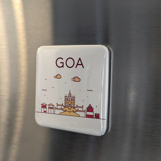 Goa India Asia Magnet | Pearl of the Orient on the Arabian Sea | 2x2 | Made in Canada - PhiloPerse