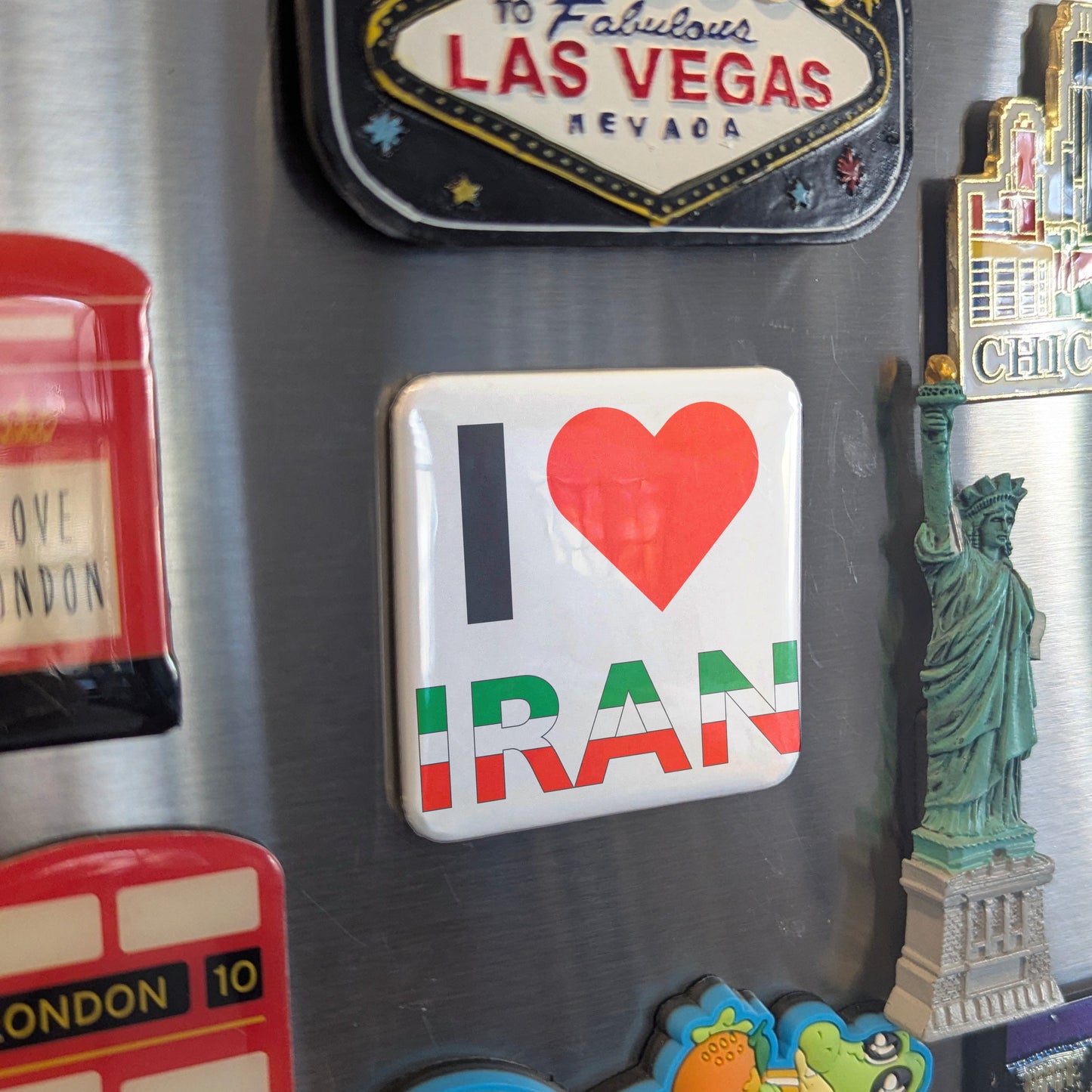 I Love Iran Fridge Magnet - PhiloPerse