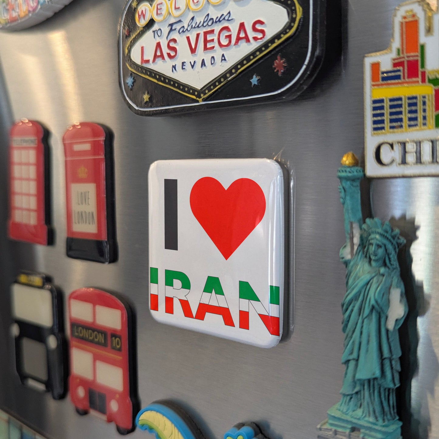 I Love Iran Fridge Magnet - PhiloPerse