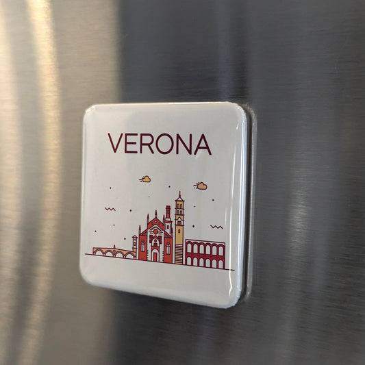 Verona Italy Magnet | City of Romeo and Juliet on the Adige of the Veneto | 2x2 | Made in Canada