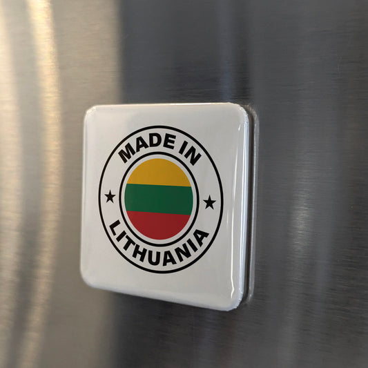 Made in Lithuania Magnet | 2×2 | Made in Canada - PhiloPerse
