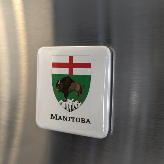Manitoba Flag Fridge Magnet - PhiloPerse