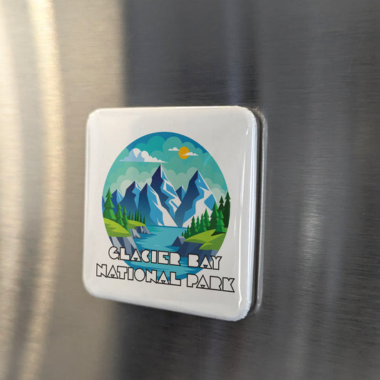 Glacier Bay National Park Fridge Magnet - PhiloPerse