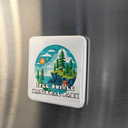 Isle Royale National Park Fridge Magnet - PhiloPerse