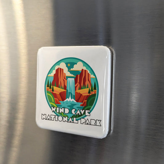 Wind Cave National Park Fridge Magnet - PhiloPerse