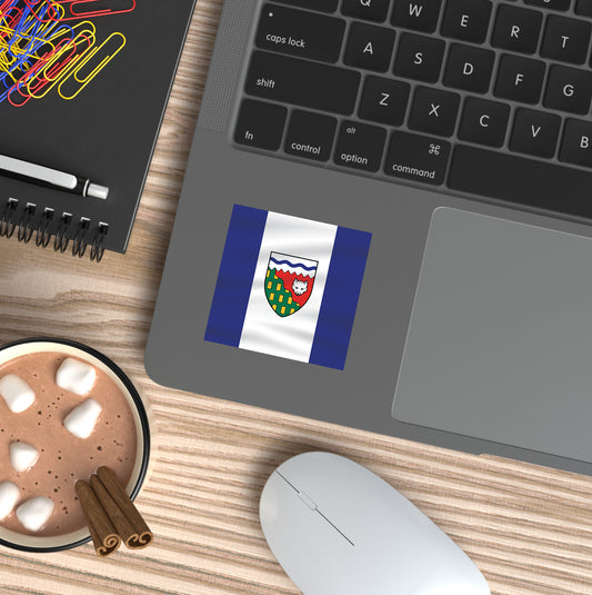 Northwest Territories Flag Vinyl Sticker | 2x2 | Made in Canada - PhiloPerse