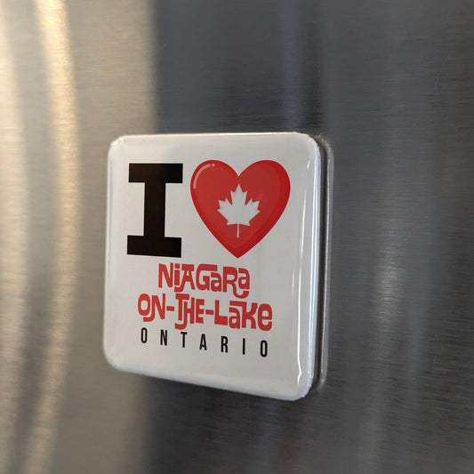 Niagara-on-the-Lake Ontario Magnet | Garden Town of the Niagara Peninsula | 2x2 | Made in Canada - PhiloPerse