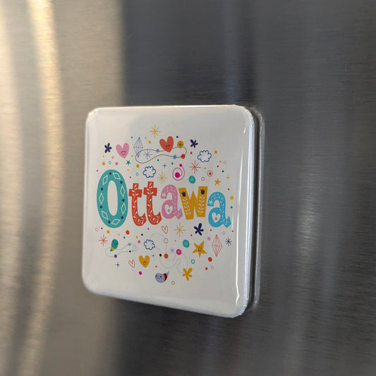 Ottawa Ontario Magnet | Tulip Capital of North America | 2x2 | Made in Canada - PhiloPerse