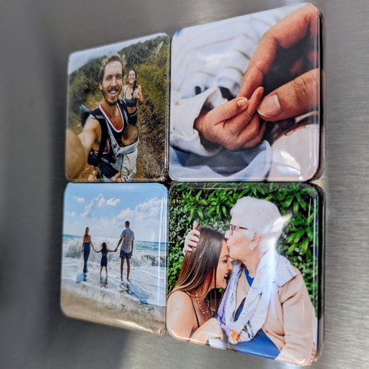 2x2 inches Photo Fridge Magnets Tiles (with your photos) - PhiloPerse
