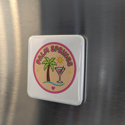 Palm Springs California Magnet | Glamour in the Desert | 2×2 | Made in Canada - PhiloPerse