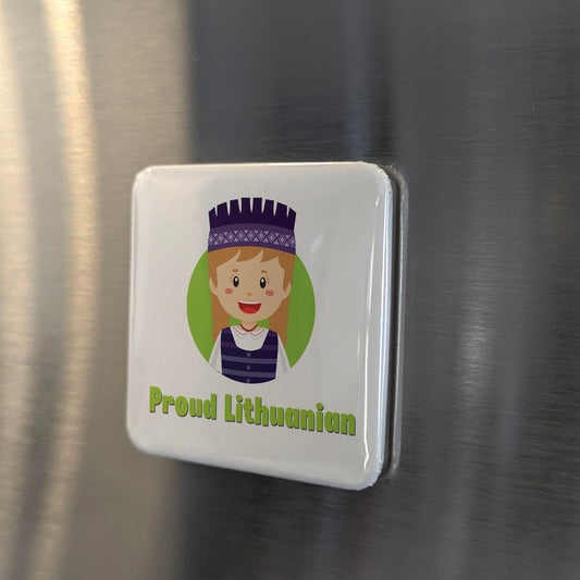 Proud Lithuanian Magnet | 2×2 | Made in Canada - PhiloPerse