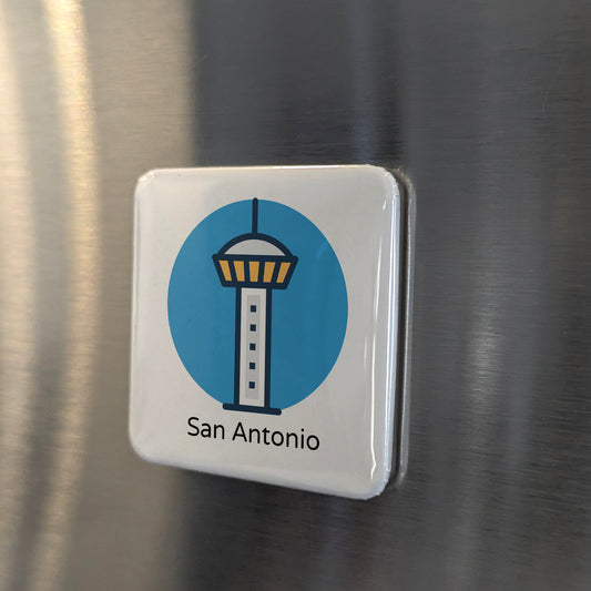 San Antonio Texas Magnet | Tower of the Americas | 2×2 | Made in Canada - PhiloPerse