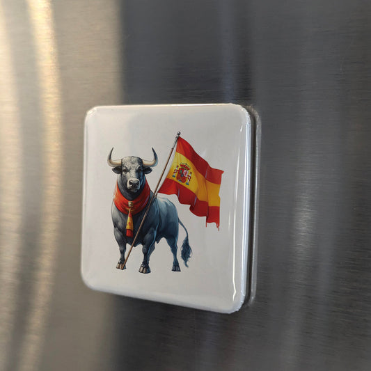 Spain Magnet | Osborne Bull and the Spirit of the Spanish Nation | 2x2 | Made in Canada