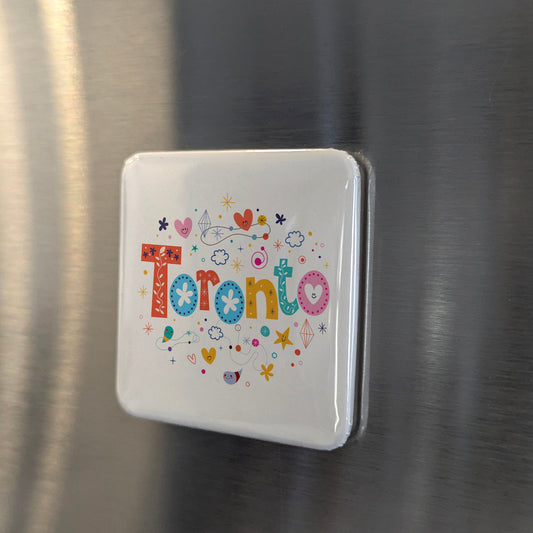 Toronto Ontario Magnet | Most Multicultural City on Earth | 2x2 | Made in Canada - PhiloPerse