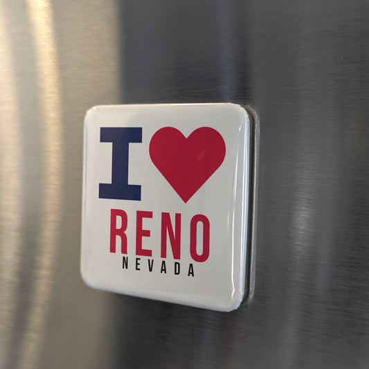 Reno Nevada Magnet | The Biggest Little City | 2×2 | Made in Canada - PhiloPerse