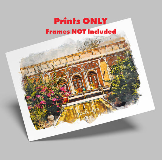 Yazd Traditional House, Iran, Art Print | 8×10 | Made in Canada - PhiloPerse